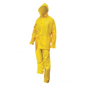 SAS Safety® - X-Large PVC Yellow Lightweight Rain Suit