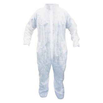 SAS Safety® - 3X-Large White Polypropylene Disposable Coverall