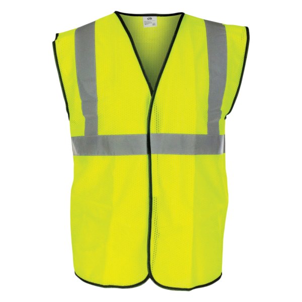 SAS Safety® - Large Yellow Polyester Mesh Class 2 High Visibility Safety Vest