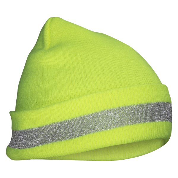SAS Safety® - One Size Fit All Yellow Polyester Knit High Visibility Beanie