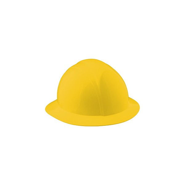 SAS Safety® - Polycarbonate Yellow Full Brim Hard Hat with Ratchet Suspension 