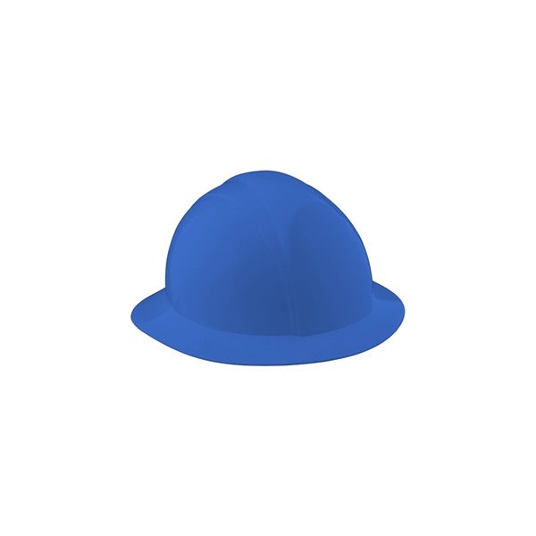 SAS Safety® - PVC Blue Full Brim Hard Hat with Ratchet Suspension 