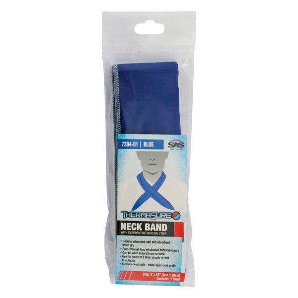 SAS Safety® - ThermaSure™ 2" x 39" Blue Cooling Neck Band