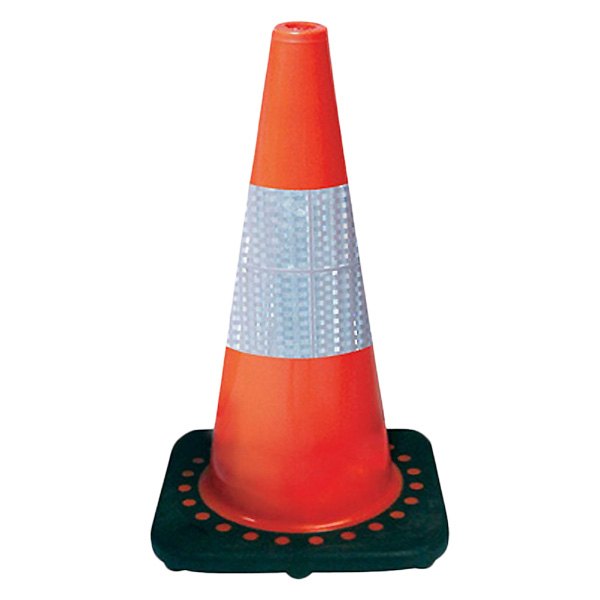 SAS Safety® - 18" Orange Fluorescent Traffic Cone with Reflective Bar