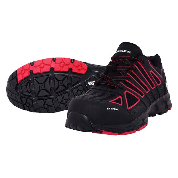 SAS Safety® - Mack™ Vision™ 11 Size Black/Red Shoes 