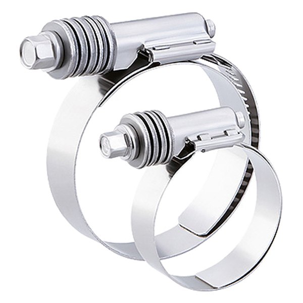 Scandvik® - Breeze™ Constant-Torque™ 4.75"-5.63" D Stainless Steel Worm Drive Hose Clamps, 10 Pieces