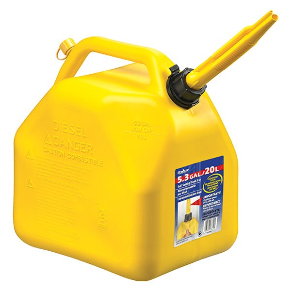 Scepter® - 5.3 gal Yellow Plastic Original Diesel Can