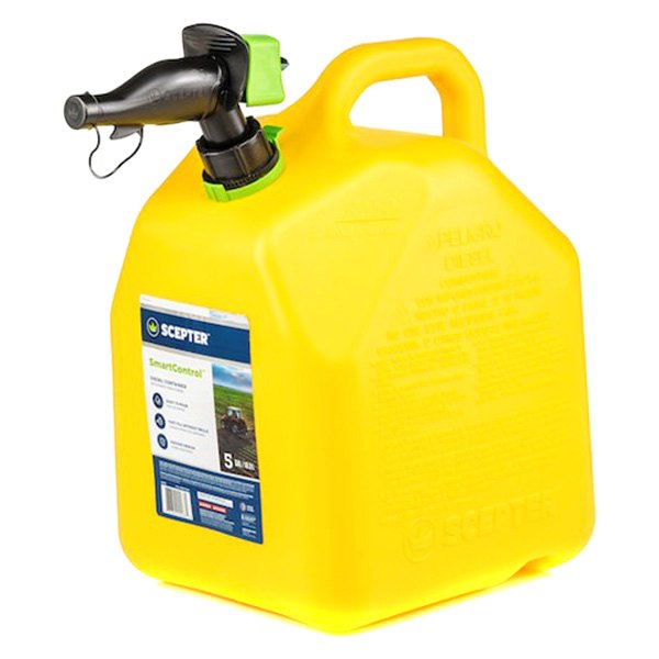 Scepter® - SmartControl™ 5 gal Yellow Plastic Diesel Jerry Can