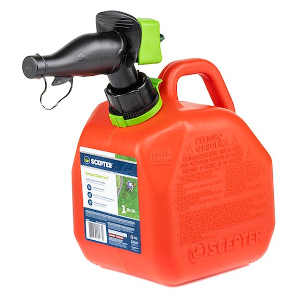 Scepter® - SmartControl™ 1 gal Red Plastic Gas Jerry Can