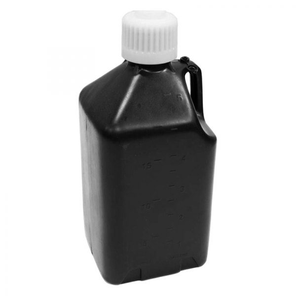 Scribner Plastics® - 2000 Series 5 gal Black Polyethylene Waste Fluids Utility Can