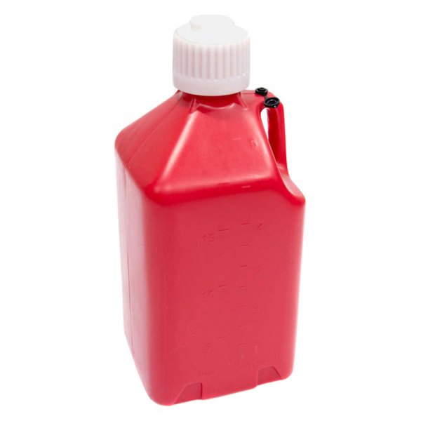 Scribner Plastics® - 2000 Series 5 gal Red Polyethylene Waste Fluids Utility Can