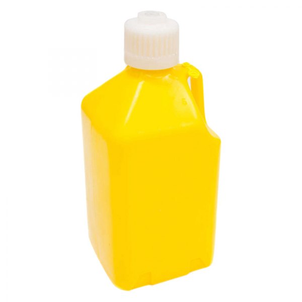 Scribner Plastics® - 2000 Series 5 gal Yellow Polyethylene Waste Fluids Utility Can