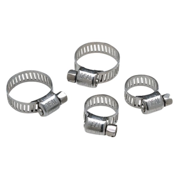 Seachoice® - 7/32" to 5/8", 7/16" to 25/32" Stainless Steel Hose Clamp Assortment (4 Pieces)