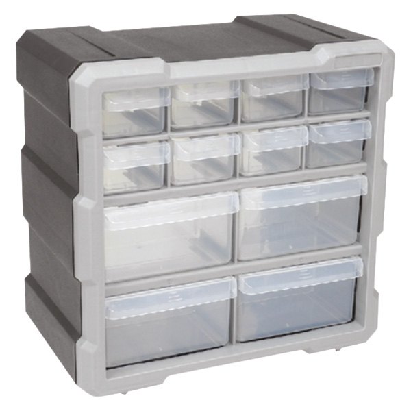 Seachoice® - Clear 12-Drawer Plastic Storage Cabinet