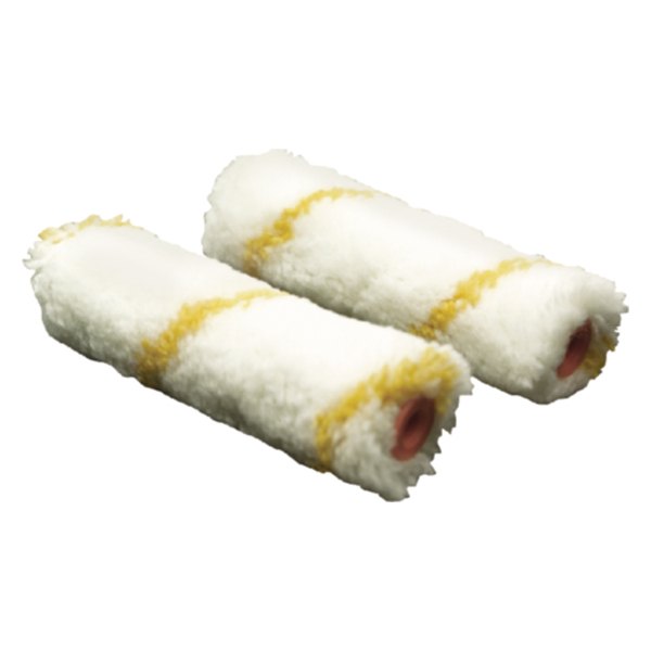 Seachoice® - 4" x 1/2" White/Yellow Acrylic Paint Roller Cover (2 Pieces)