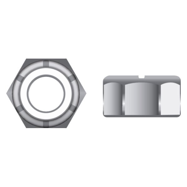 Seachoice® - 3/8"-16 Stainless Steel SAE Nut with Nylon Insert (2 Pieces)