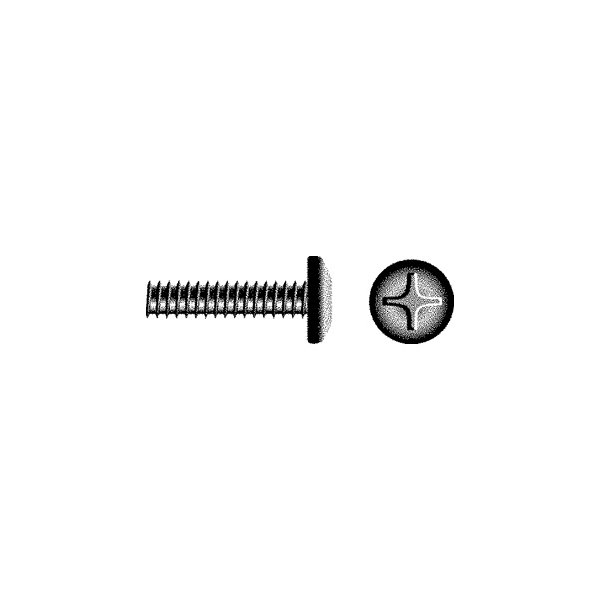 Seachoice® - M4-0.7 x 10 mm Stainless Steel (18-8) Phillips Pan Head Metric Self-Tapping Screws (50 Pieces)