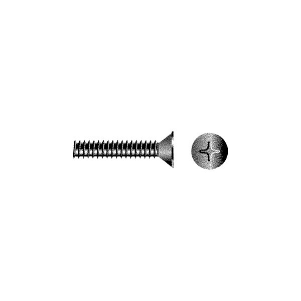 Seachoice® - M4-0.7 x 10 mm Stainless Steel (18-8) Phillips Flat Head Metric Self-Tapping Screws (50 Pieces)