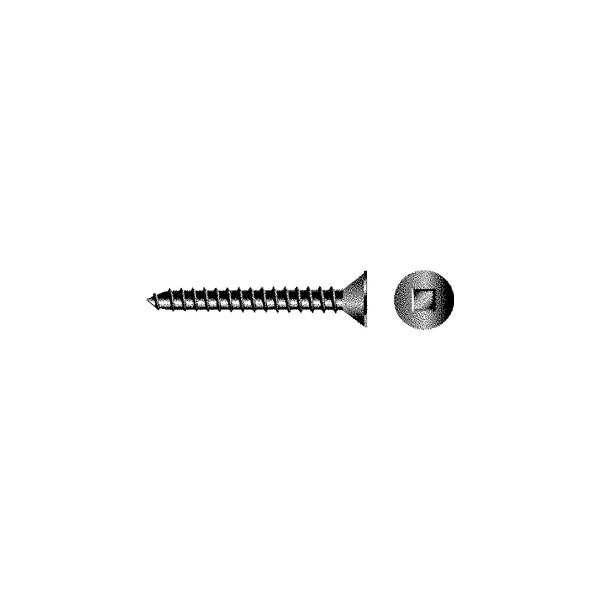 Seachoice® - #6 x 1/2" Stainless Steel Square Recess Flat Head SAE Self-Tapping Screws (100 Pieces)