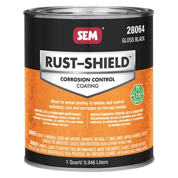 SEM® - Rust Shield™ 1 qt Gloss Black Rust Barrier
