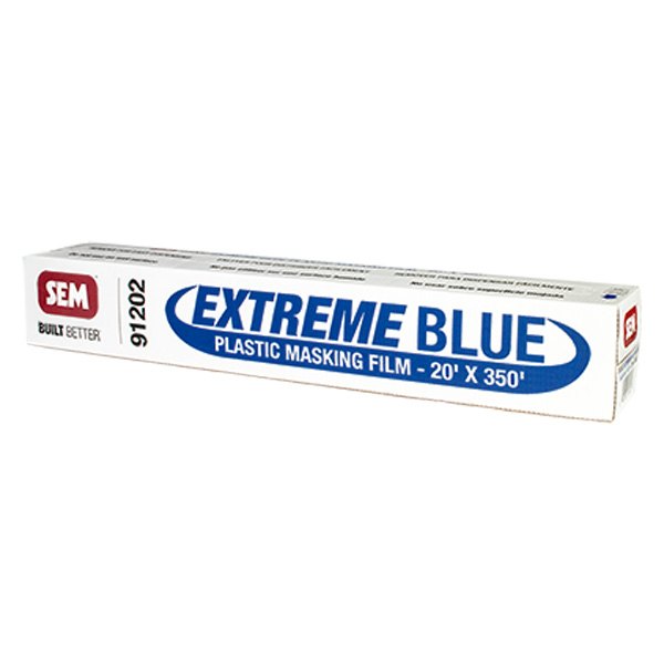 SEM® - Extreme Blue™ 350' x 20' Transparent Blue Plastic Masking Film