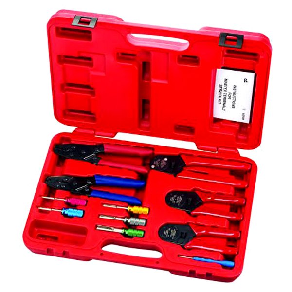 S&G Tool Aid® - 11-Piece SAE 12-22 AWG Service Deutsch Terminal Crimper Set