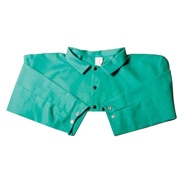 Shark® - XX-Large Green Flame Resistant Cotton Welding Cape Sleeves