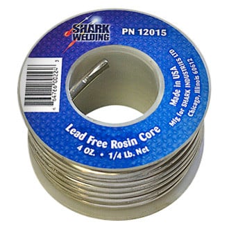 Shark® - 0.125" x 16 oz. 95/5 Lead Free Solid Wire Solder