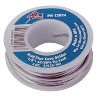 Shark® - 0.125" x 16 oz. 40/60 Non-Electrical Repair Acid Flux Core Solder