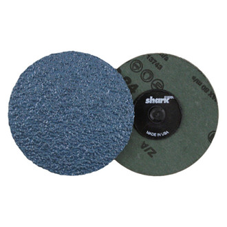 Shark® - 3" 36 Grit Zirconia Mini Quick Change Grinding Disc (25 Pieces)
