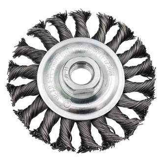 Shark® - 4" Knotted Twist Wheel Brush