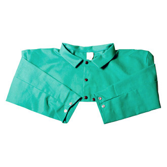 Shark® 14506 - Large Green Flame Resistant Cotton Welding Cape Sleeves