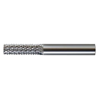 Shark® - 1/4" Cylinder-Shaped Diamond Cut Carbide Burr with Plain End