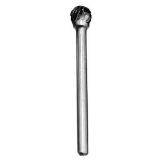 Shark® - 1/4" Ball-Shaped Double Cut Mini Carbide Burr