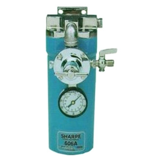 Sharpe Spray Guns® - 1/2" x 1/4" Metal Bowl Inlet Air Filter/Regulator with Gauge