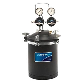Sharpe Spray Guns® 24A557 - 2.5 gal Pressure Tank with Dual Regulators