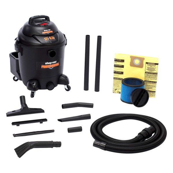 Shop-Vac® - Professional Series™ 12 gal 6.5 hp 120 V Corded Single Stage Wet & Dry Vacuum Cleaner/Blower