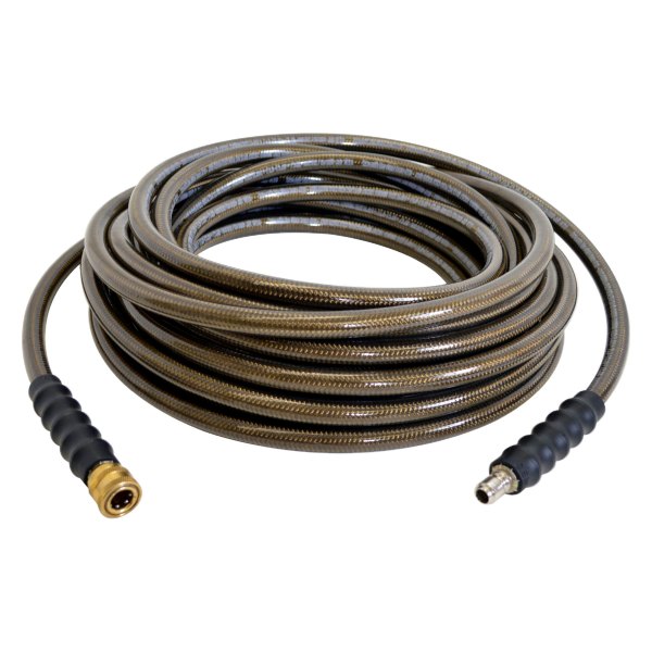 Simpson Cleaning® - Monster Hose™ 100' x 3/8" Male QC plug x Female QC socket 4500 psi Steel-Braided Cold Water Pressure Washer Hose