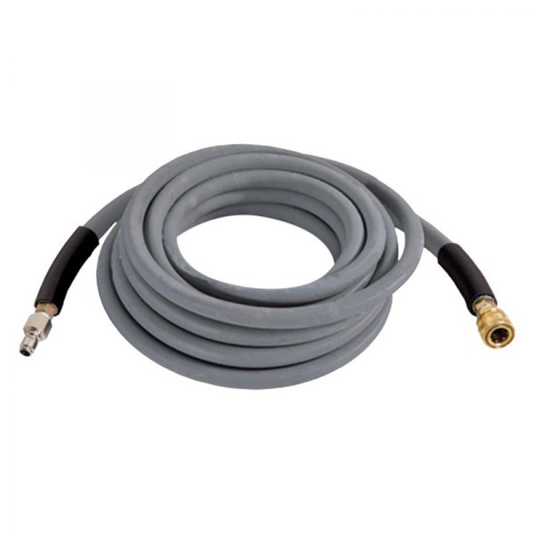 Simpson Cleaning® - 50' x 3/8" Male QC plug x Female QC socket 4500 psi Wraped Rubber Hot & Cold Water Pressure Washer Hose