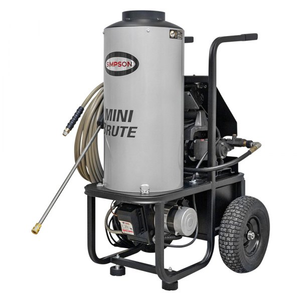 Simpson Cleaning® - Mini Brute Series 1500 psi 1.8 GPM Professional Hot Water Diesel Pressure Washer