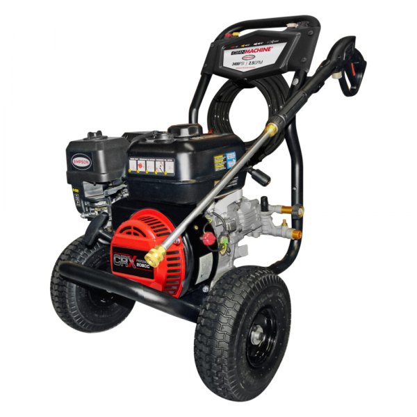 Simpson Cleaning® - Clean Machine™ 3400 psi 2.5 GPM Residential Cold Water Gas Pressure Washer with OEM Technologies™ Axial Cam Pump