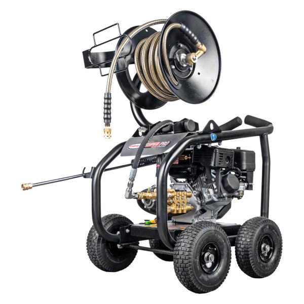 Simpson Cleaning® - SuperPro™ 3600 psi 2.5 GPM Professional Roll-Cage Cold Water Gas Pressure Washer with Small Roll Cage
