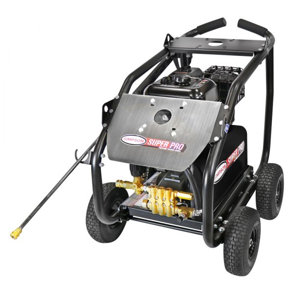 Simpson Cleaning® - SuperPro™ 4400 psi 4.0 GPM Professional Roll-Cage Cold Water Gas Pressure Washer with Medium Roll Cage