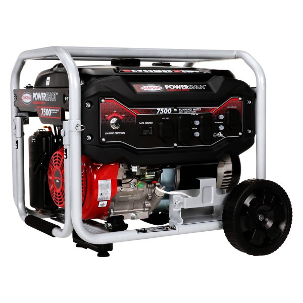 Simpson Cleaning® - PowerShot™ 7.5 kW Gasoline Electric/Recoil Start Portable Generator