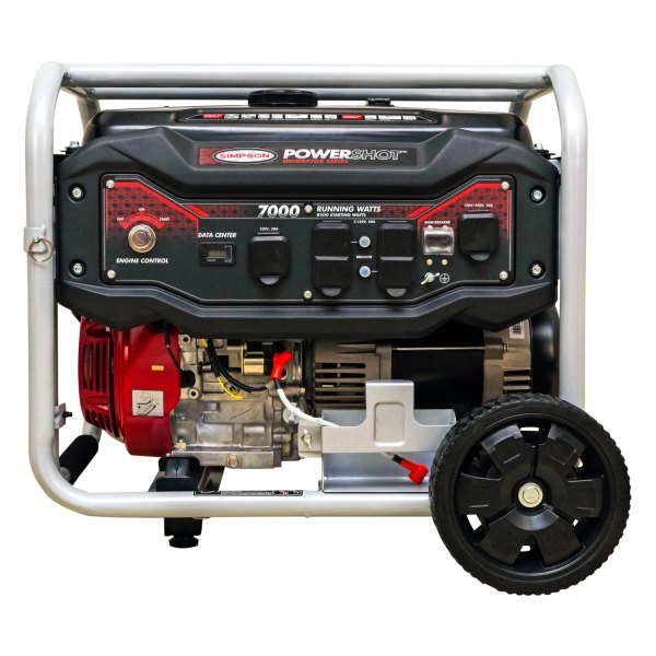 Simpson Cleaning® - PowerShot™ 7 kW Gasoline Electric/Recoil Start Portable Generator