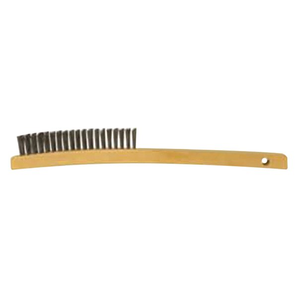 SM Arnold® - 14" Stainless Steel Curved Handle Professional Scratch Brush
