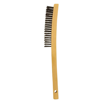 SM Arnold® - 14" Carbon Steel Curved Handle Professional Scratch Brush