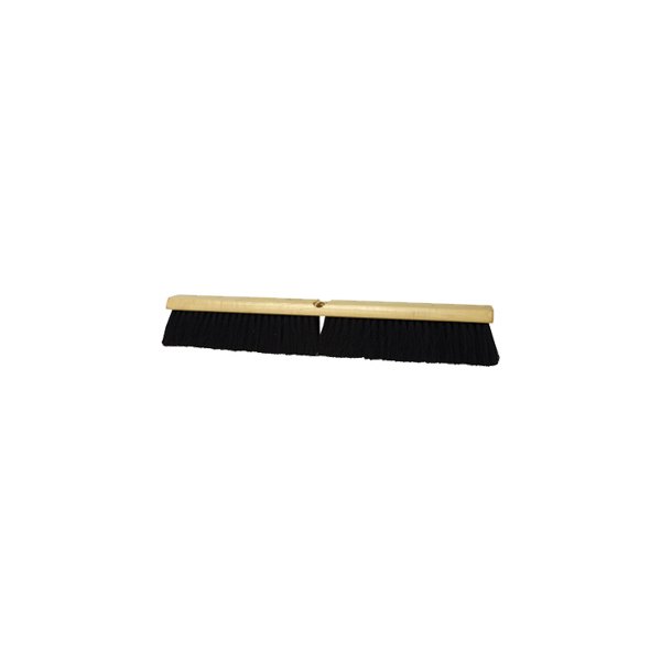 SM Arnold® - 24" Soft Sweep Indoor/Outdoor Hardwood Block Push Broom Head with 3" Black Tampico Bristles