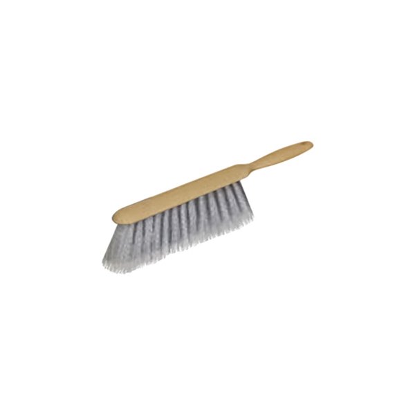 SM Arnold® - 8" Sturdy Plastic Counter Duster with 2.62" Gray Flagged-tip Bristles