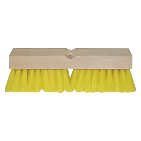 SM Arnold® - 10" Yellow Polypropylene Wood Deck Brush Head